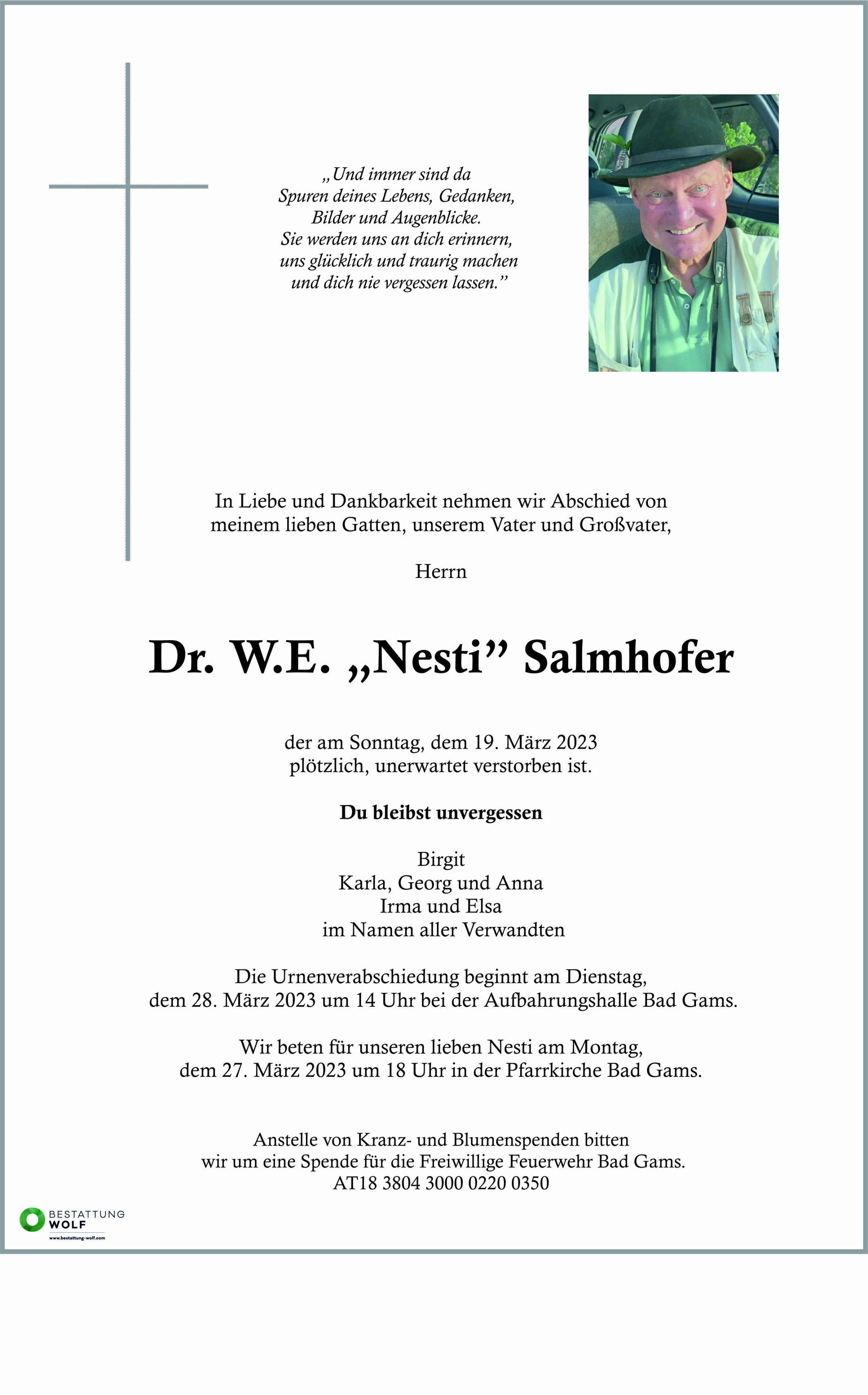 Dr. Werner Ernst Salmhofer